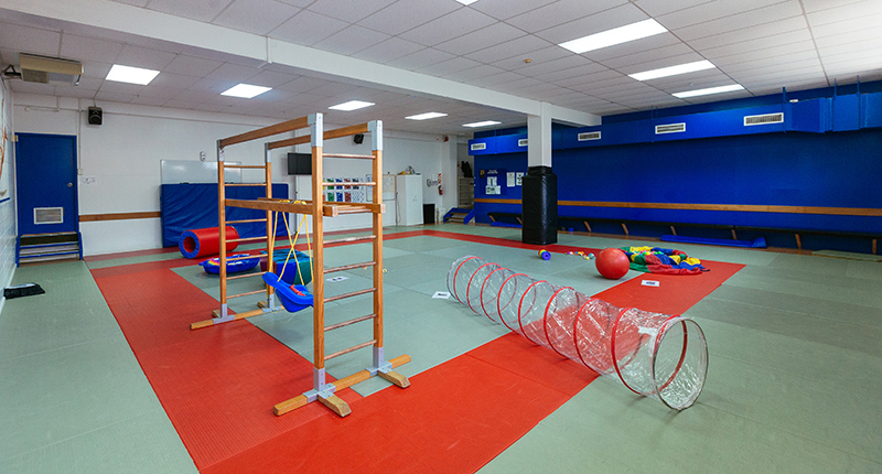 Howick Leisure Centre Judo room with gym equimpment