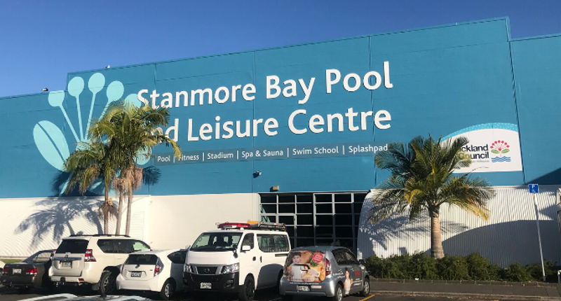 Stanmore bay exterior signage on building