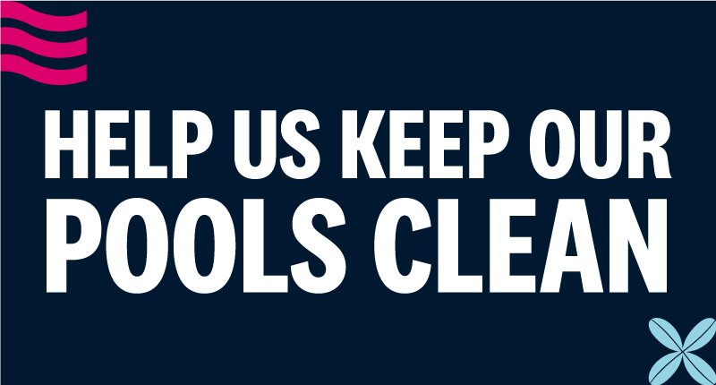 help us keep our pools clean text